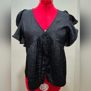 Chic Black Women's Blouse